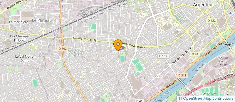 localisation de l'entreprise MONSIEUR MOULOUD ISSAD  ARGENTEUIL