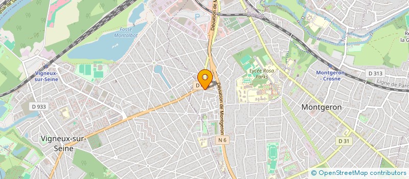 localisation de l'entreprise MONSIEUR MOULOUD KHERBACHE  MONTGERON