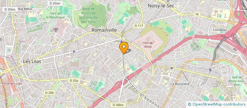 localisation de l'entreprise MONSIEUR MOULOUD KOCENTINI à ROMAINVILLE