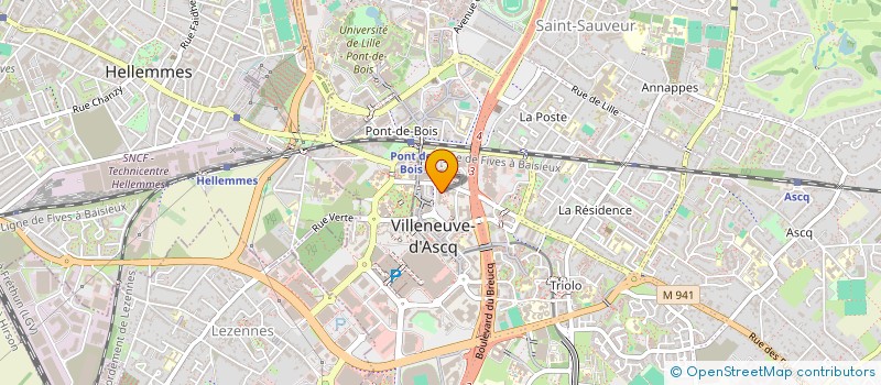 localisation de l'entreprise MONSIEUR MOULOUD KOULOUGLI  VILLENEUVE-D'ASCQ