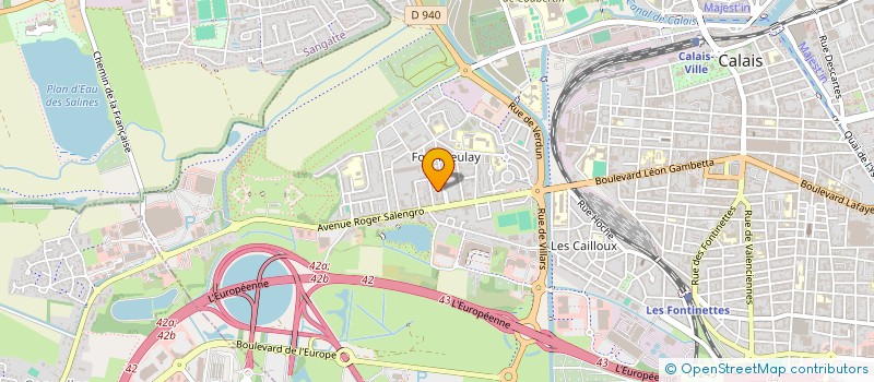 localisation de l'entreprise MONSIEUR MOULOUD LALLOUCHE  CALAIS