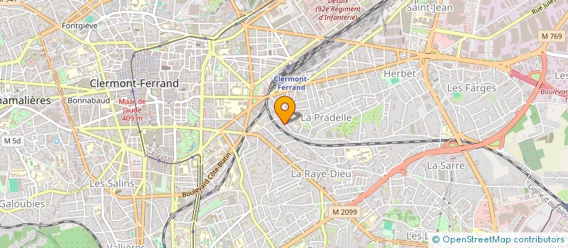 localisation de l'entreprise MONSIEUR MOULOUD LANNABI  CLERMONT-FERRAND