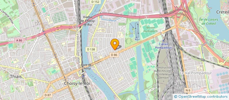 localisation de l'entreprise MONSIEUR MOULOUD LEFSIH  CHOISY-LE-ROI