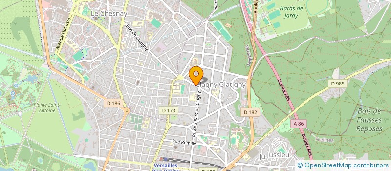 localisation de l'entreprise MONSIEUR MOULOUD MAMERI à VERSAILLES