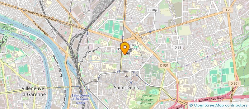 localisation de l'entreprise MONSIEUR MOULOUD MEGHEZEL  SAINT-DENIS