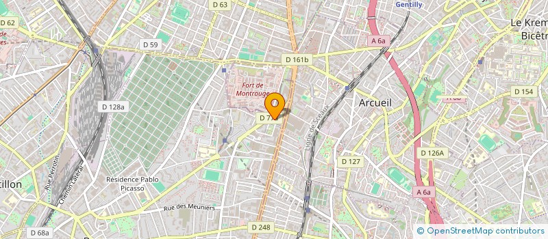 localisation de l'entreprise MONSIEUR MOULOUD MERDJANE à BAGNEUX