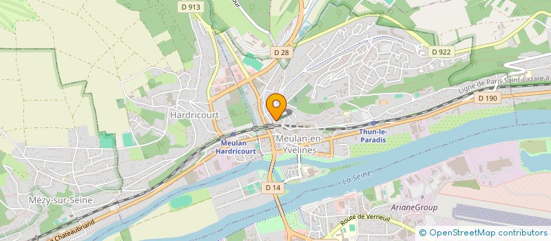 localisation de l'entreprise MONSIEUR MOULOUD NECHICHE  MEULAN-EN-YVELINES