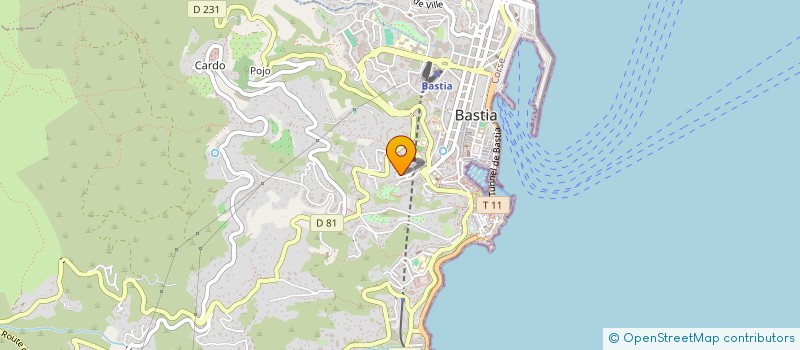 localisation de l'entreprise MONSIEUR MOULOUD OUALI ASSAM à BASTIA