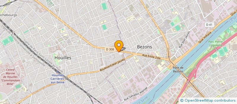 localisation de l'entreprise MONSIEUR MOULOUD OUAMARA  HOUILLES