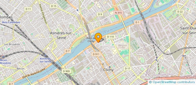 localisation de l'entreprise MONSIEUR MOULOUD OUNOUH à CLICHY