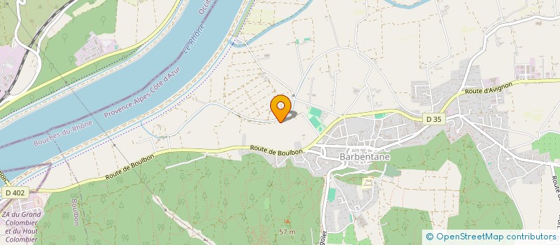 localisation de l'entreprise MONSIEUR MOULOUD REZOUALI  BARBENTANE