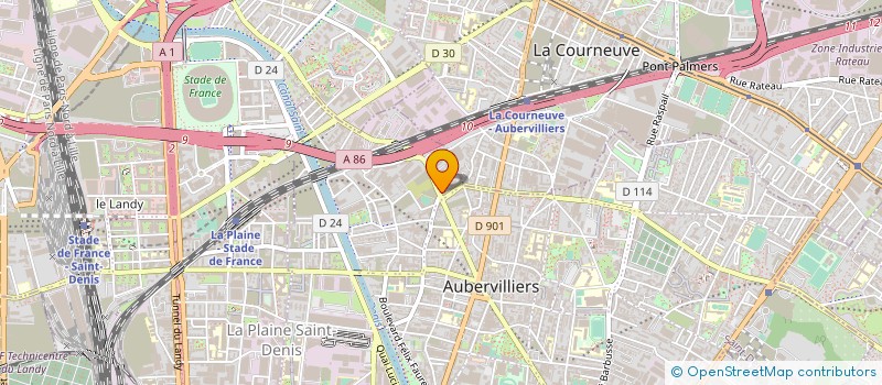 localisation de l'entreprise MONSIEUR MOULOUD SABRI EX MOULOUD à AUBERVILLIERS