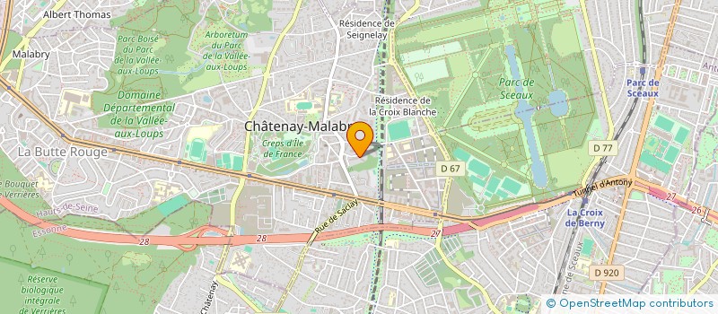 localisation de l'entreprise MONSIEUR MOULOUD SAICHE à CHATENAY-MALABRY