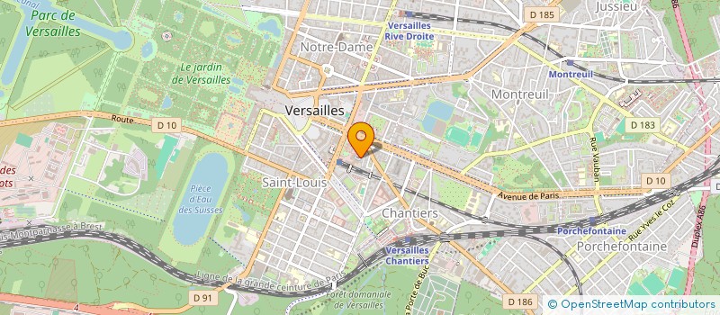 localisation de l'entreprise MONSIEUR MOULOUD SAIDOUNE à VERSAILLES