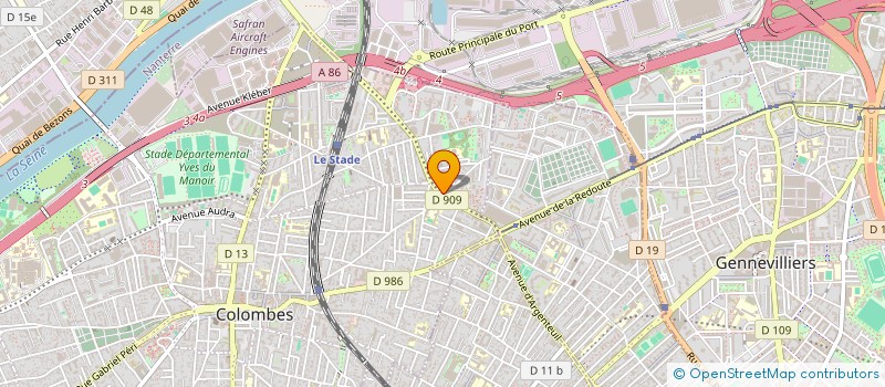 localisation de l'entreprise MONSIEUR MOULOUD SAIFI à COLOMBES