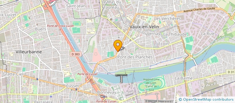 localisation de l'entreprise MONSIEUR MOULOUD SAYOUD  VAULX-EN-VELIN