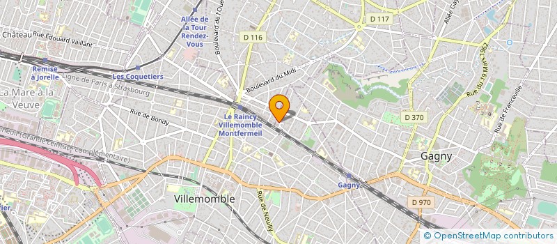 localisation de l'entreprise MONSIEUR MOULOUD SI AHMED  VILLEMOMBLE