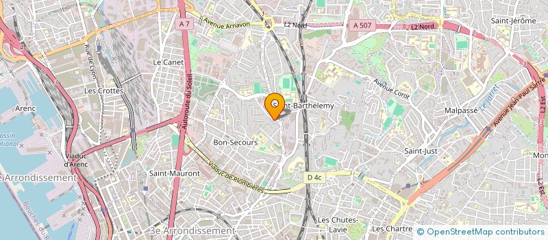 localisation de l'entreprise MONSIEUR MOULOUD YOUNSAOUI à MARSEILLE