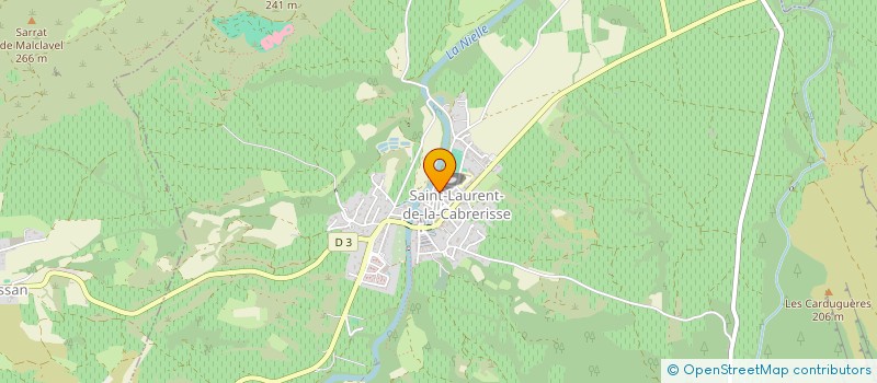 localisation de l'entreprise MONSIEUR MOULOUD ZALAGH  SAINT-LAURENT-DE-LA-CABRERISSE