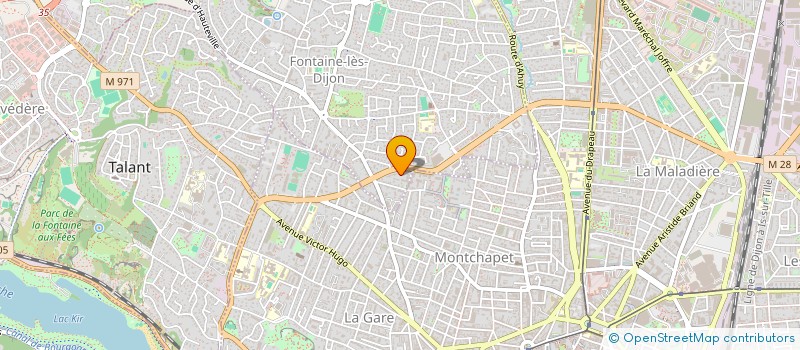 localisation de l'entreprise MONSIEUR MOUMEN RHANNAOUI  FONTAINE-LES-DIJON