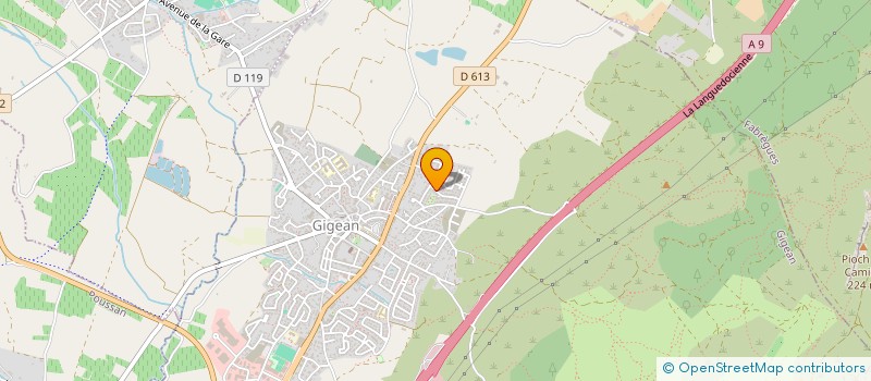 localisation de l'entreprise MONSIEUR MOUMENE OUABDELKADER  GIGEAN