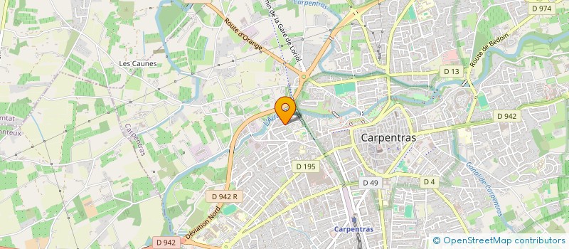 localisation de l'entreprise MONSIEUR MOUNAIM ABDELLAOUI OMAR OUALI à CARPENTRAS