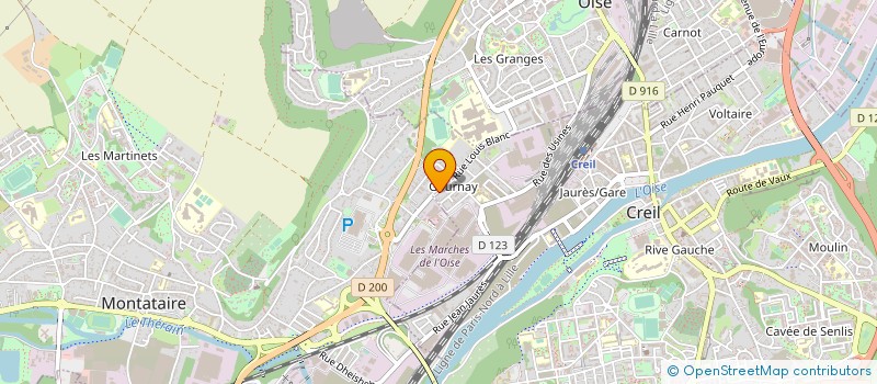localisation de l'entreprise MONSIEUR MOUNAIM AIT BOUAZZA à CREIL