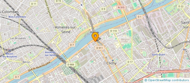 localisation de l'entreprise MONSIEUR MOUNCIF BOUROUAINE à CLICHY