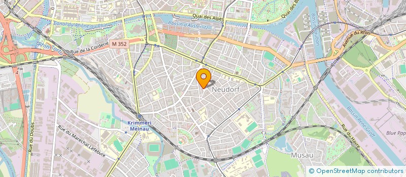 localisation de l'entreprise MONSIEUR MOUNDIR RHIM  STRASBOURG