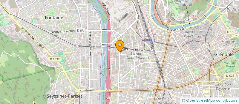 localisation de l'entreprise MONSIEUR MOUNDJI BENZAOUI  GRENOBLE