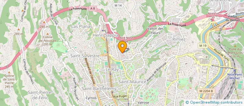 localisation de l'entreprise MONSIEUR MOUNEIM BOURHALEB à NICE