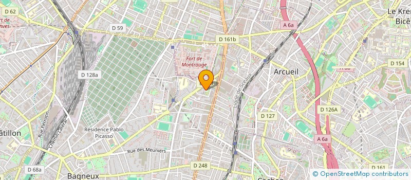 localisation de l'entreprise MONSIEUR MOUNIR AATILLAH à BAGNEUX