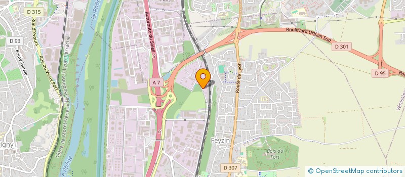 localisation de l'entreprise MONSIEUR MOUNIR ADJROUDI  FEYZIN