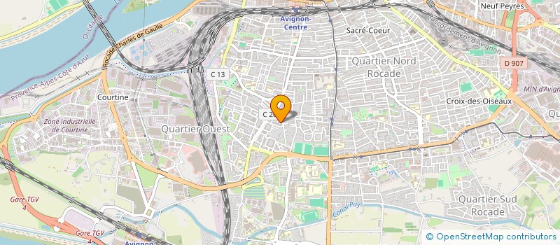 localisation de l'entreprise MONSIEUR MOUNIR AINOUZ  AVIGNON