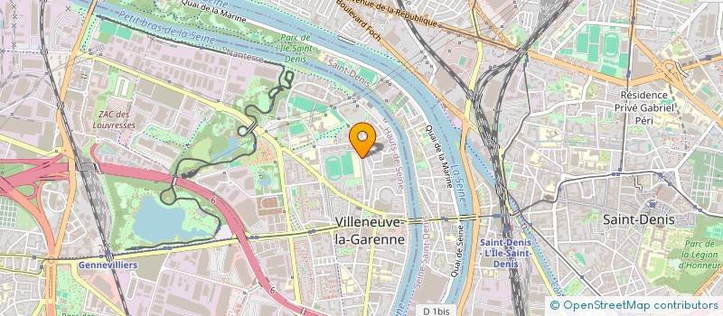 localisation de l'entreprise MONSIEUR MOUNIR AKROUTI  VILLENEUVE-LA-GARENNE