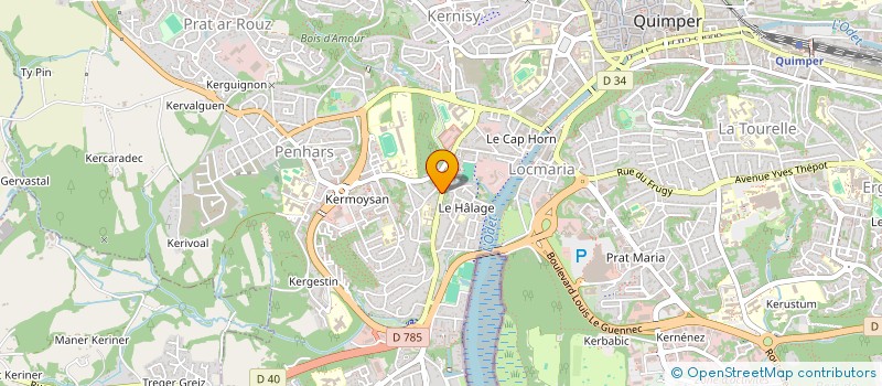 localisation de l'entreprise MONSIEUR MOUNIR AMRI à QUIMPER