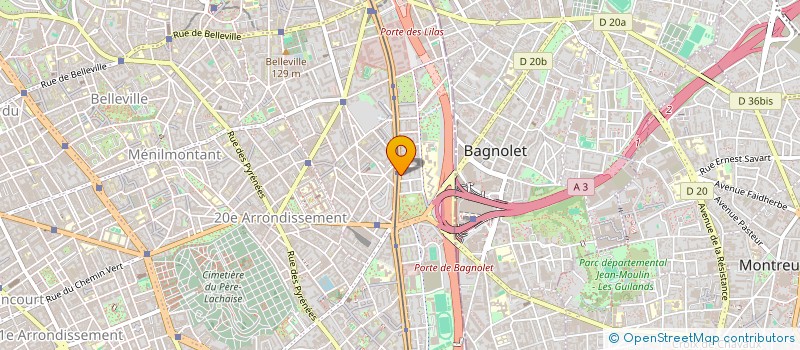 localisation de l'entreprise MONSIEUR MOUNIR BACCOUCHE  PARIS