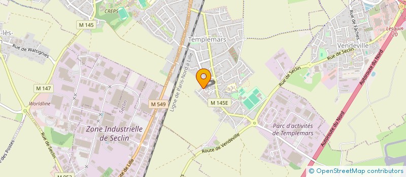 localisation de l'entreprise MONSIEUR MOUNIR BALASKA  TEMPLEMARS