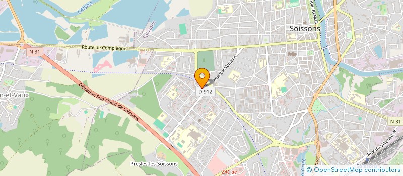 localisation de l'entreprise MONSIEUR MOUNIR BARHILI à SOISSONS