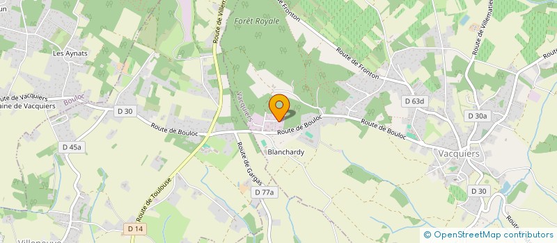 localisation de l'entreprise MONSIEUR MOUNIR BARHOUMI  VACQUIERS