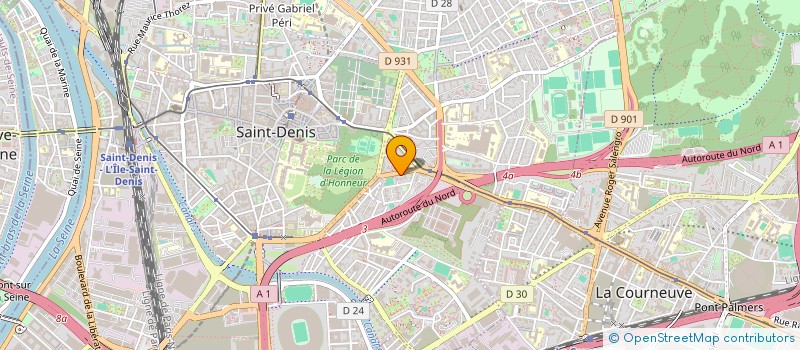 localisation de l'entreprise MONSIEUR MOUNIR BELAIB à SAINT DENIS