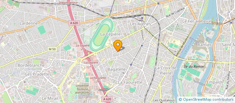 localisation de l'entreprise MONSIEUR MOUNIR BELFIDJA à TOULOUSE