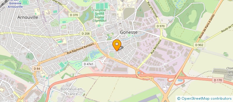 localisation de l'entreprise MONSIEUR MOUNIR BELHAJ à GONESSE