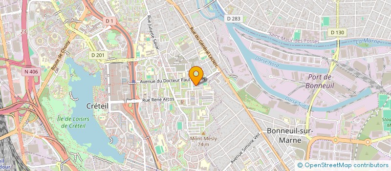 localisation de l'entreprise MONSIEUR MOUNIR BELKHEIRI  CRETEIL