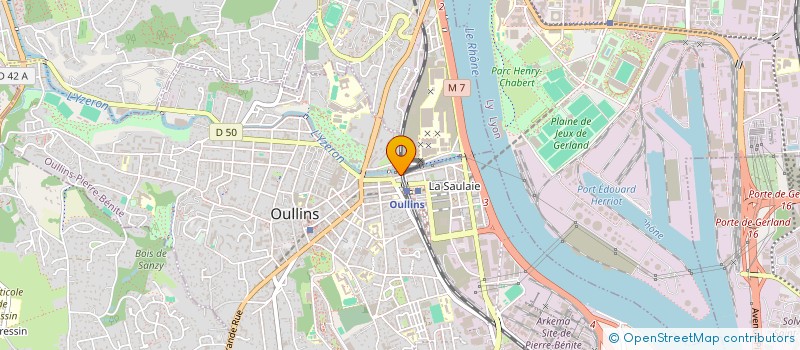 localisation de l'entreprise MONSIEUR MOUNIR BELTAIFA  OULLINS-PIERRE-BENITE