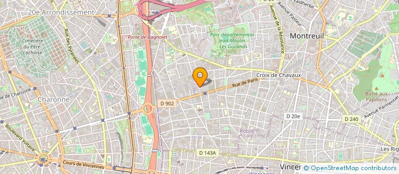 localisation de l'entreprise MONSIEUR MOUNIR BEN MOHAMED à MONTREUIL