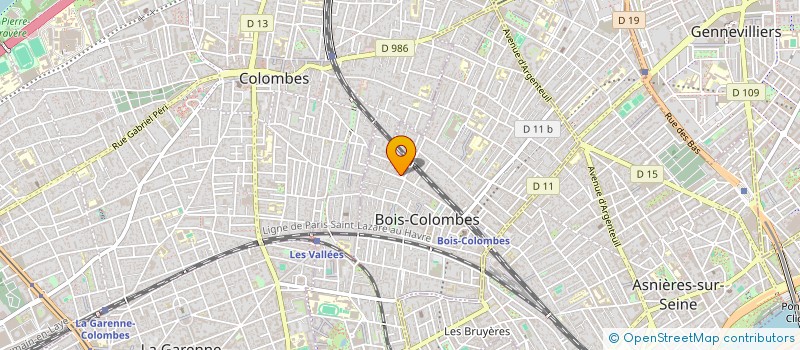 localisation de l'entreprise MONSIEUR MOUNIR BEN SALEM BEN HAMOUDA à BOIS-COLOMBES