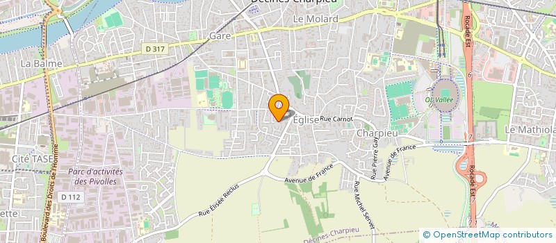 localisation de l'entreprise MONSIEUR MOUNIR BEN SIDHOUM  DECINES-CHARPIEU