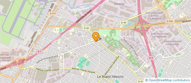 localisation de l'entreprise MONSIEUR MOUNIR BENHMIDANE à LE BLANC-MESNIL