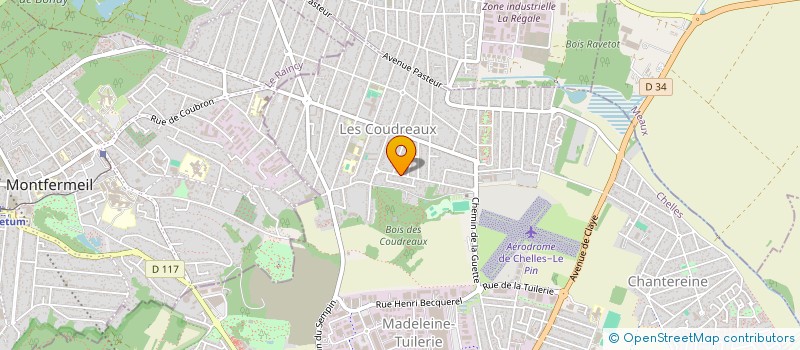 localisation de l'entreprise MONSIEUR MOUNIR BENKHELLAT  CHELLES